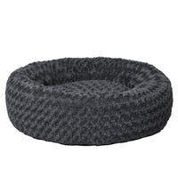 PaWz Calming Dog Bed Warm Soft Plush L Dark Grey Large-1942352744648151041