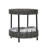 PaWz Rattan Pet Bed Elevated Raised