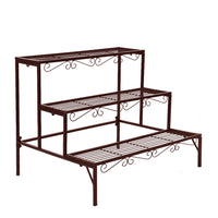 Levede Plant Stand 3 Tier Rectangle