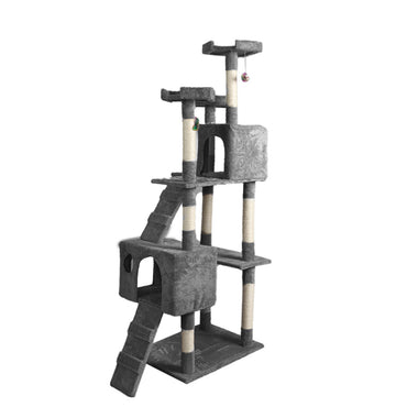 PaWz 184cm Cat Trees Scratching Post Grey-1942353258853044225