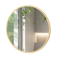 Yezi Wall Mirror Round Bathroom Decor 50cm