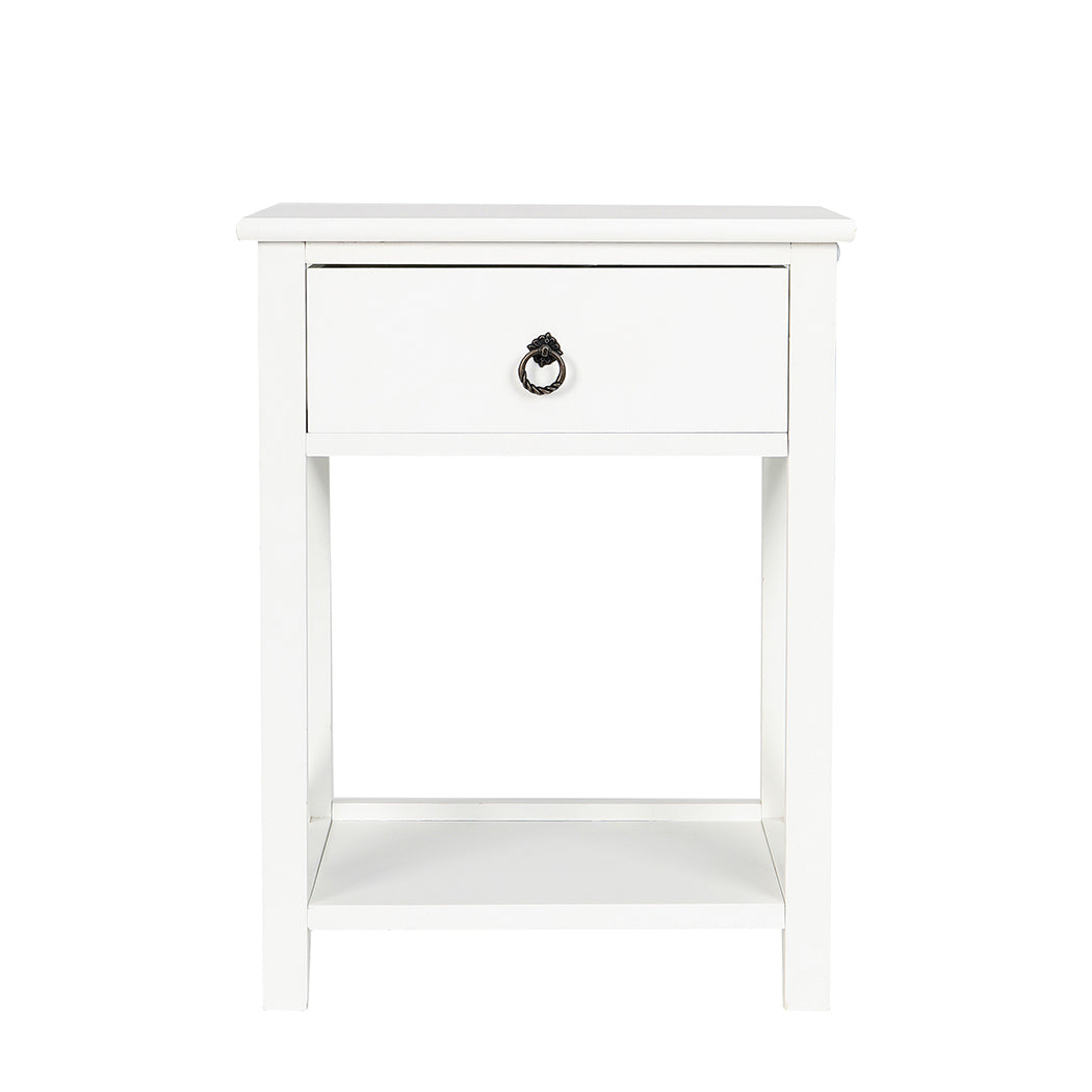 Levede 1x Bedside Tables Drawers Side