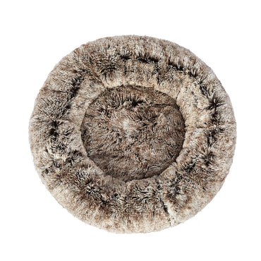 PaWz Pet Bed Cat Dog Donut Nest Calming XL Brown X-Large-1942353071816445953