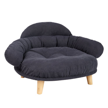 Pawz Elevated Pet Dog Cat Sofa Bed Couch XL Size Grey-1942353691889766401