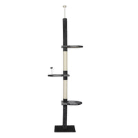 PaWz Cat Scratching Post Tree Condo Grey-1942352736225988609