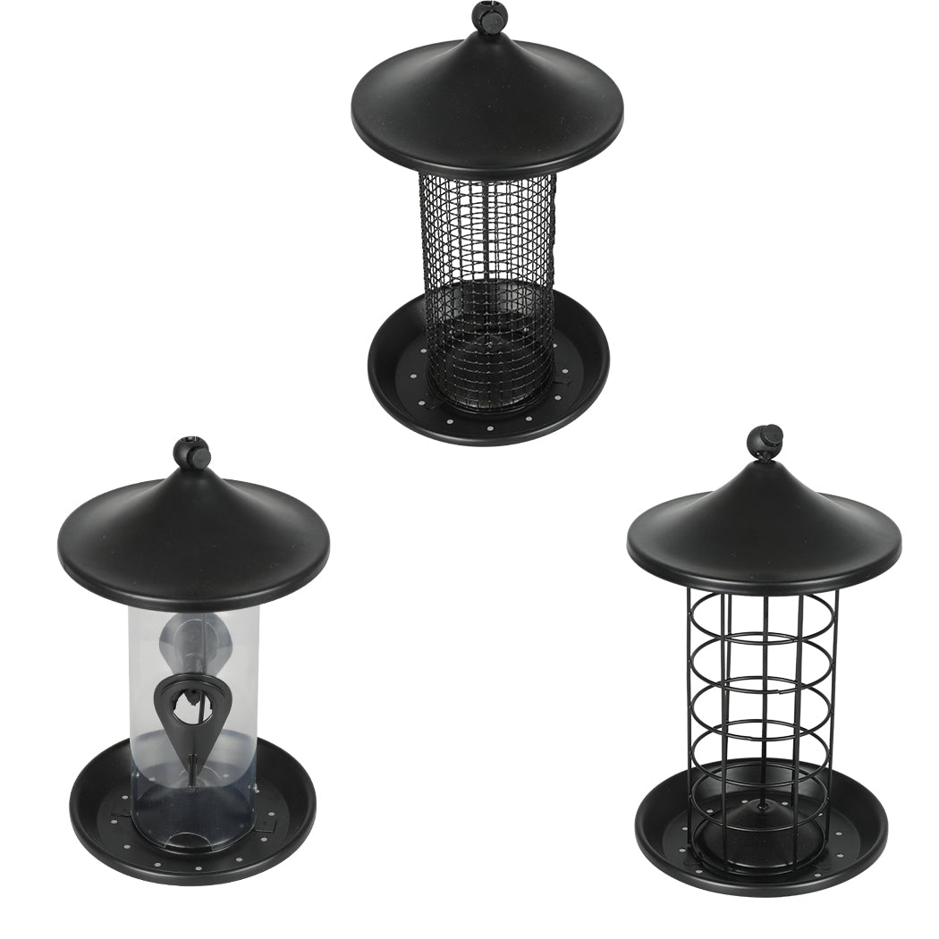 PaWz 3x Bird Feeder Hanging Wild Seed-1942353632607473665