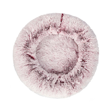 PaWz Pet Bed Cat Dog Donut Nest Calming L Pink Large-1942353069597659137