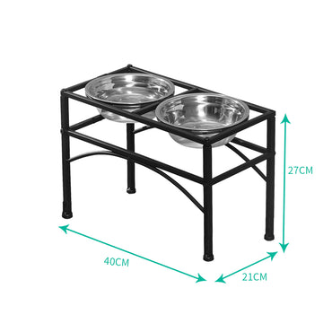 PaWz Dual Elevated Raised Pet Dog Feeder Medium-1942353258421030914