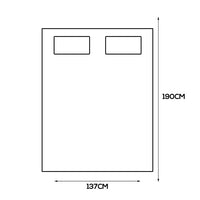 Dreamz Bamboo Pillowtop Mattress Topper Double