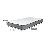 Dreamz Spring Mattress Pocket Bed Top King Single