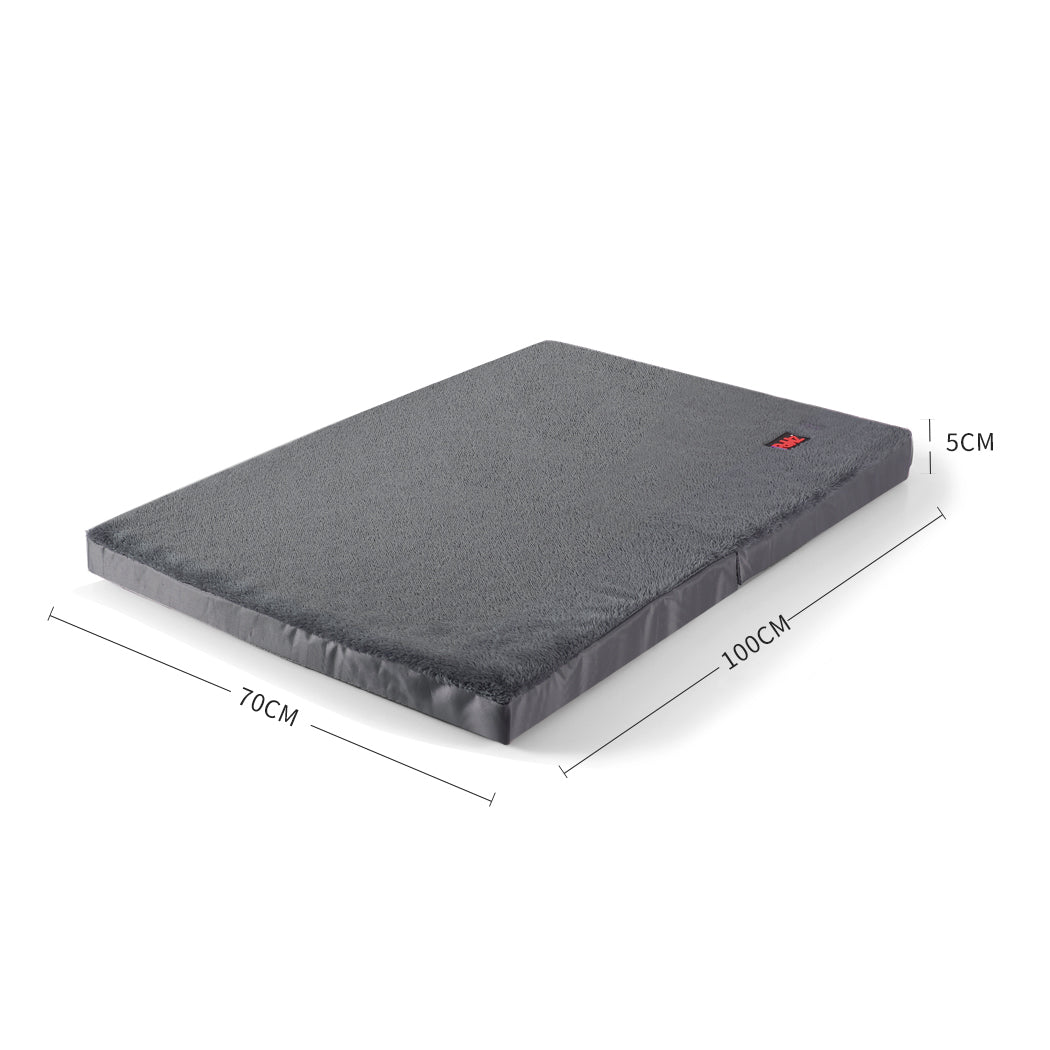 PaWz Pet Bed Foldable Dog Puppy Beds Grey X-Large-1942353252804857858