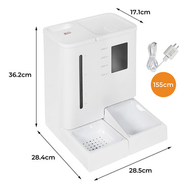Pawz 2-in-1 Automatic Pet Cat Dog Feeder Water Set-1942353717915422722