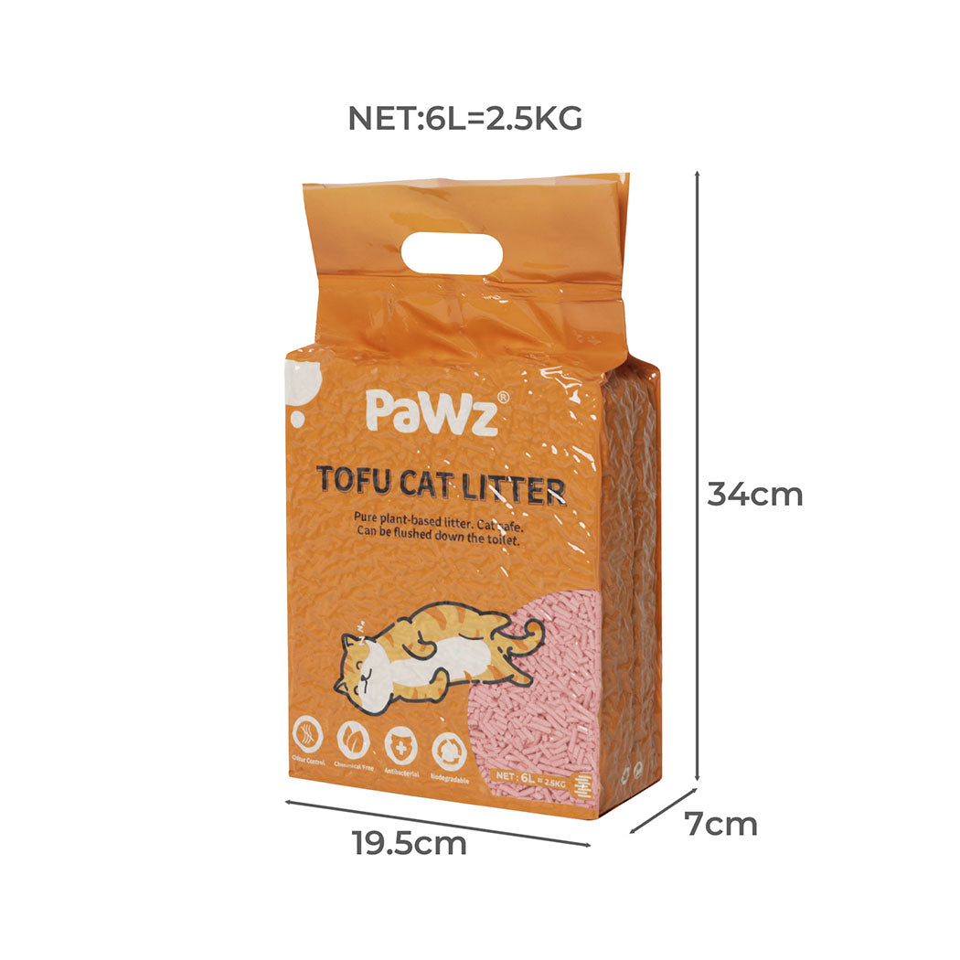 PaWz 2.5kg Tofu Cat Litter Clumping Watermelon x1-1942353631701504002