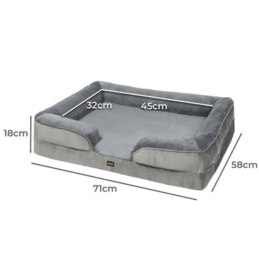 PaWz Memory Foam Pet Sofa Bed Cushion M Medium-1942352755599478786