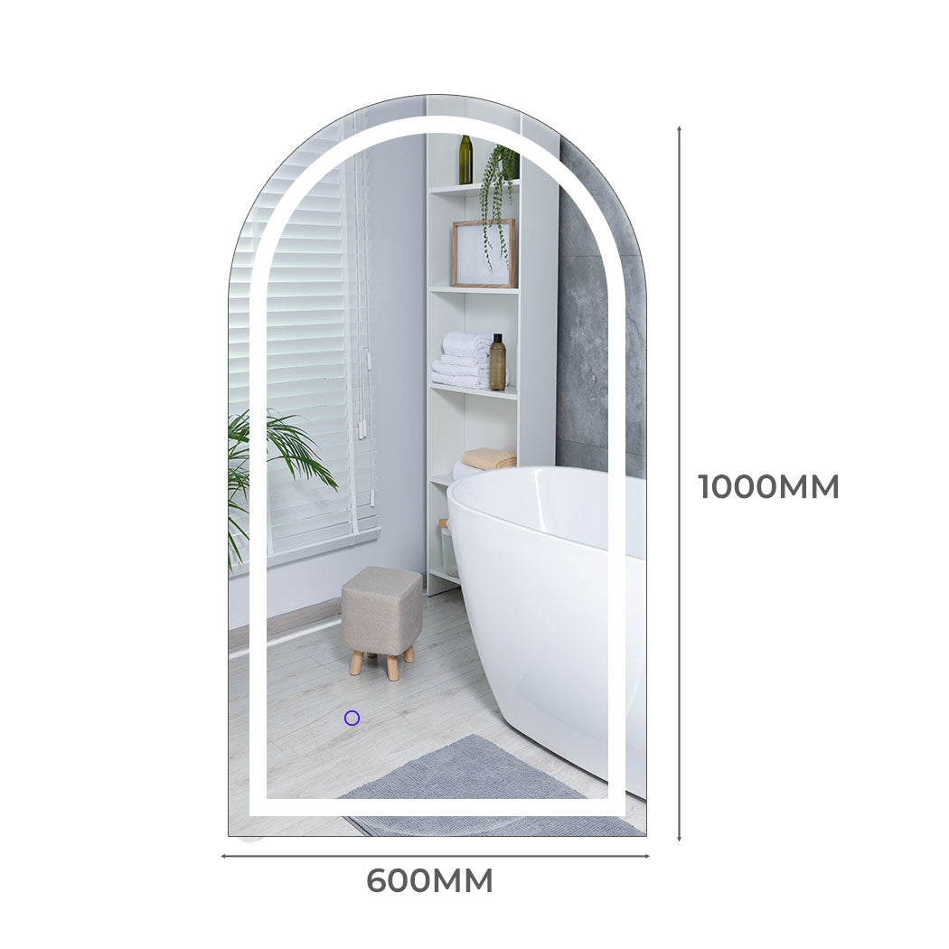 EMITTO Arch Wall Mirror LED Lighted 60*100cm 60x100