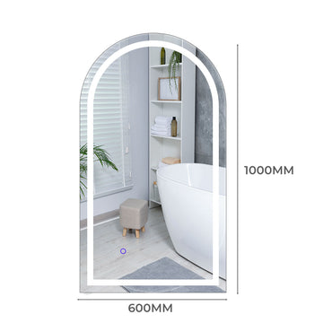 EMITTO Arch Wall Mirror LED Lighted 60*100cm 60x100