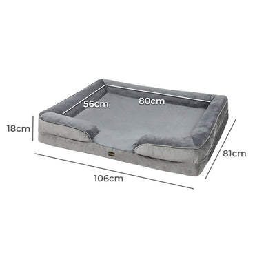 PaWz Memory Foam Pet Sofa Bed Cushion XL X-Large-1942352755763056642