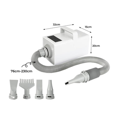 PaWz Pet Hair Dryer Dog Cat Led Grooming-1942353928880525314