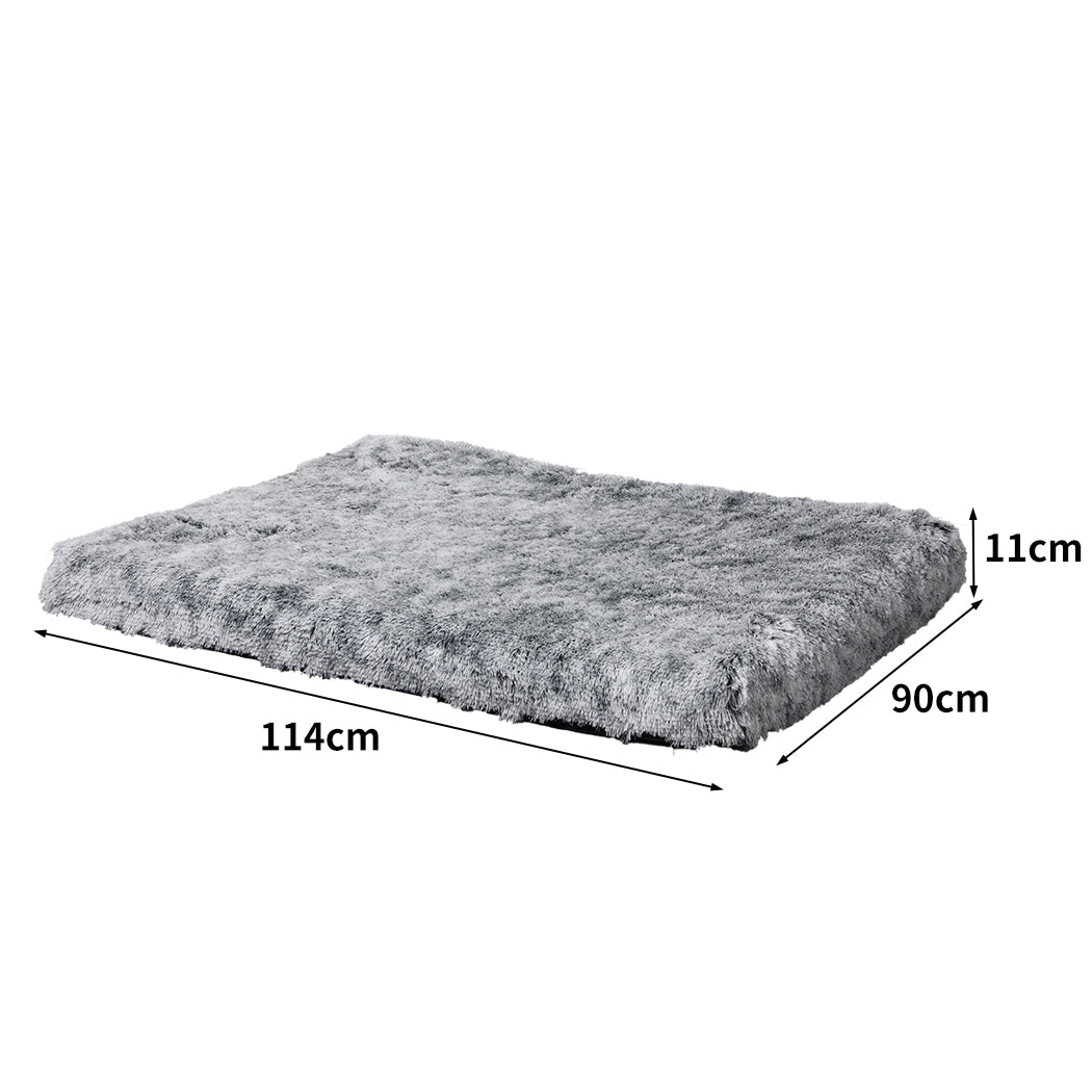 PaWz Dog Mat Pet Calming Bed Memory L Cober Charcoal Large-1942352739753398274