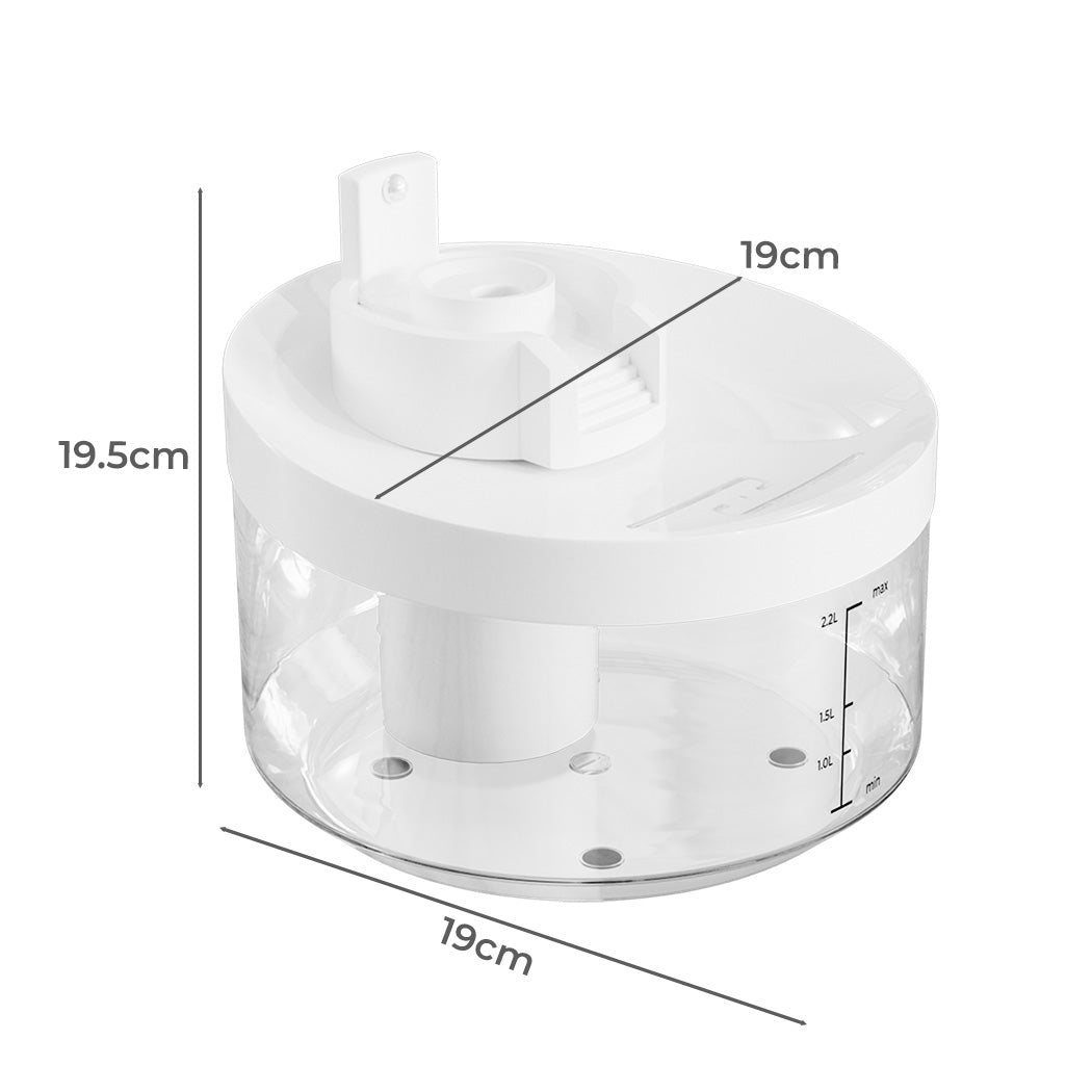 Pawz Automatic Sensor Pet Water Fountain Dog Cat Drinking Dispenser 2.2L Filter-1942353632796217346