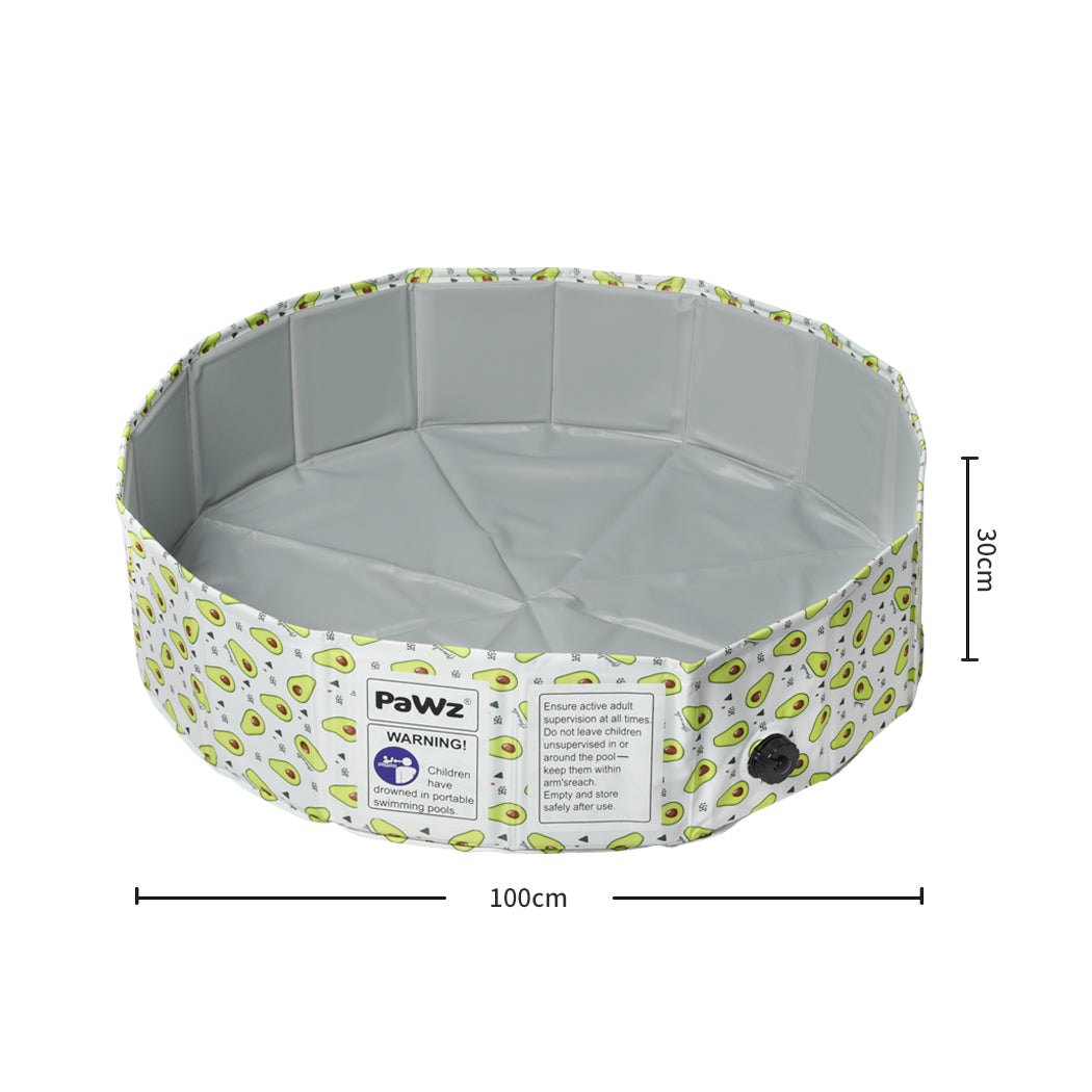 PaWz 100cm Portable Pet Swimming Pool L Large-1942352751606501378