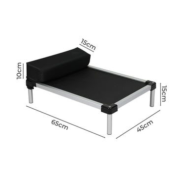 PaWz Pet Trampoline Aluminium Frame M Black Medium-1942352765258960898