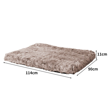 PaWz Dog Mat Pet Calming Bed Memory L Coffee Large-1942352739413659650
