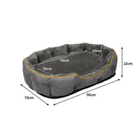 PaWz Electric Pet Heater Bed Heated L Grey Large-1942352736624447490