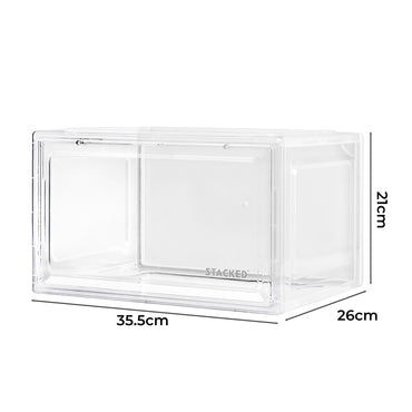 Stacked Shoe Box Acrylic Sneaker Display 1PC Clear