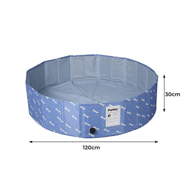 PaWz Folding Swimming Pool Dog Cat Washing M Medium-1942353064245727234