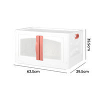 Plastic Storage Containers Stackable Red