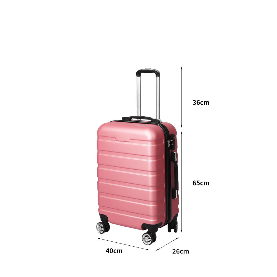 Slimbridge 24"Luggage Case Suitcase Rose Gold 24 inch