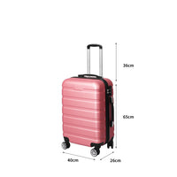 Slimbridge 24"Luggage Case Suitcase Rose Gold 24 inch