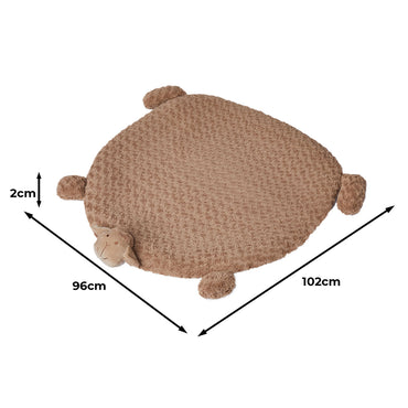 PaWz Pet Bed Cat Calming Beds Dog Squeaky L Tan Large-1942353076803473410
