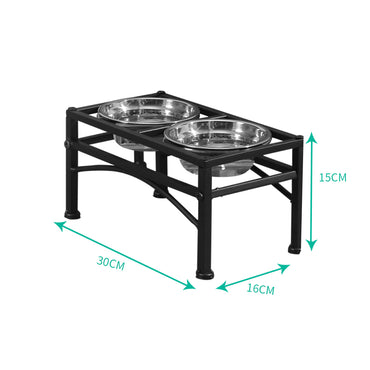PaWz Dual Elevated Raised Pet Dog Feeder Small-1942353258685272066