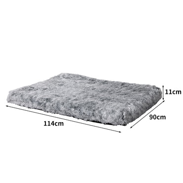 PaWz Dog Mat Pet Calming Bed Memory L Charcoal Large-1942352739585626114