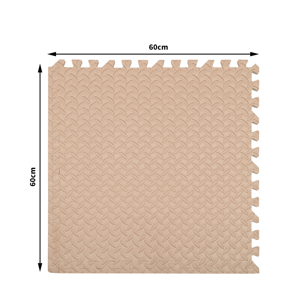 Bopeep EVA Foam Kids Play Mat Floor Beige