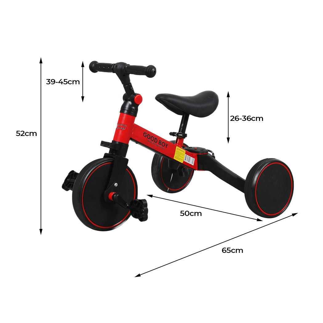 BoPeep 3in1 Kids Tricycle Toddler Balance