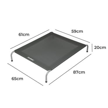 PaWz Elevated Trampoline Pet Bed Dog M Grey Medium-1942352768547295234
