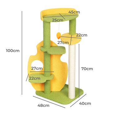 PaWz Cat Tree Kitten Furniture Condo-1942352763015008258