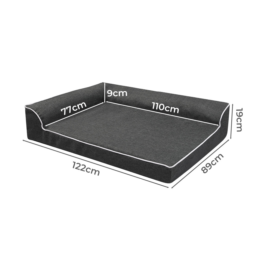 Pawz Orthopedic Dog Bed XXL Grey-1942353670142300162