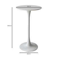 Levede 2x Round Bar Table Pub Tables White