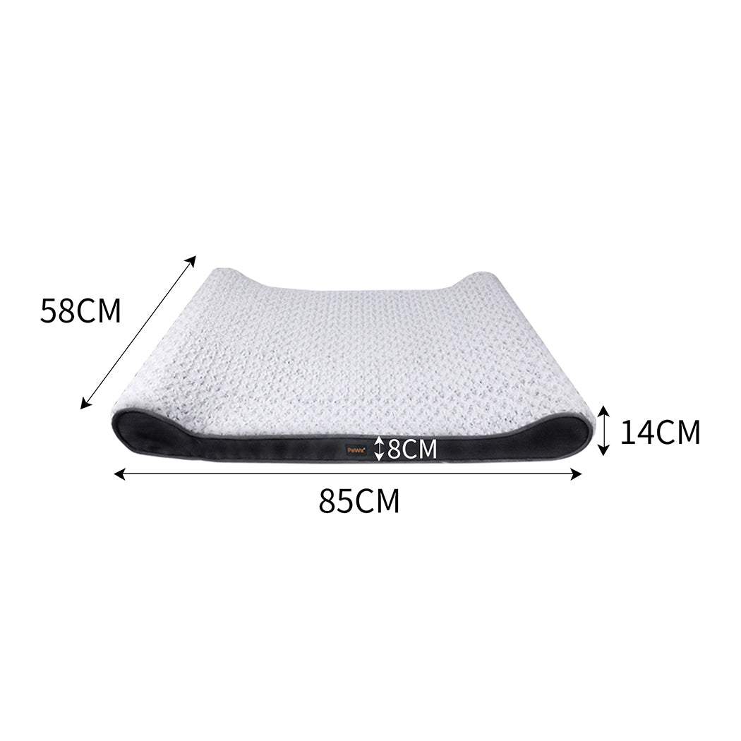 PaWz Pet Bed Dog Orthopedic Large Warm Grey-1942353081874386946