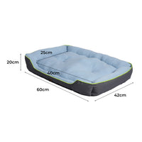 PaWz Pet Cooling Bed Sofa Mat Bolster Single-1942353085653454850