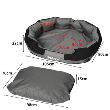 PaWz Waterproof Pet Dog Calming Bed Large-1942352746011299842
