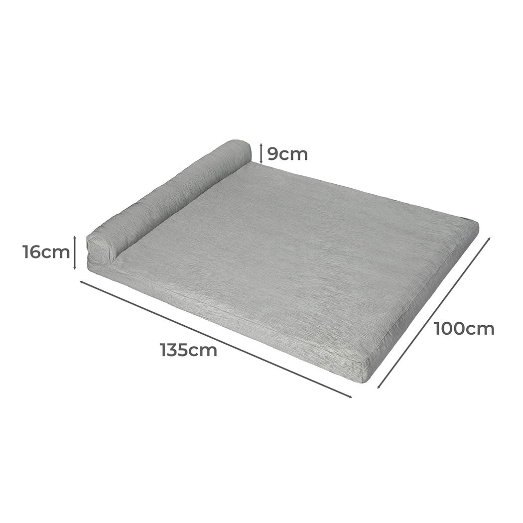 PaWz Pet Bed Chew Proof Memory Foam XX-Large-1942352764726284290