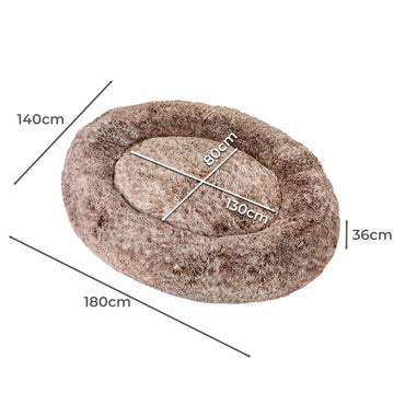 PaWz Replacement Pet Bed Cover Zipper Brown Cover-1942352750109134850