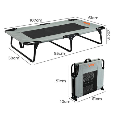 Pawz Pet Elevated Bed Dog Raised Trampoline Foldable Large L Size-1942353722340413442