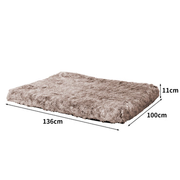 PaWz Dog Mat Pet Calming Bed Memory XL Coffee X-Large-1942352741460480002
