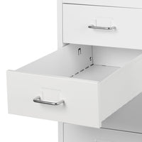 Levede Office Cabinet 8 Drawer Drawers White